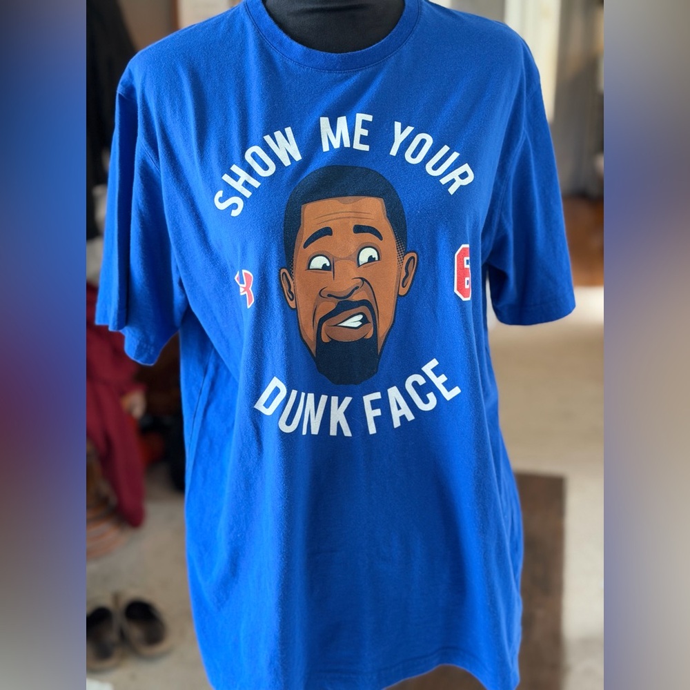 Under Armour Dunk Face Tee Basketball Core Athletic Graphic Shirt
